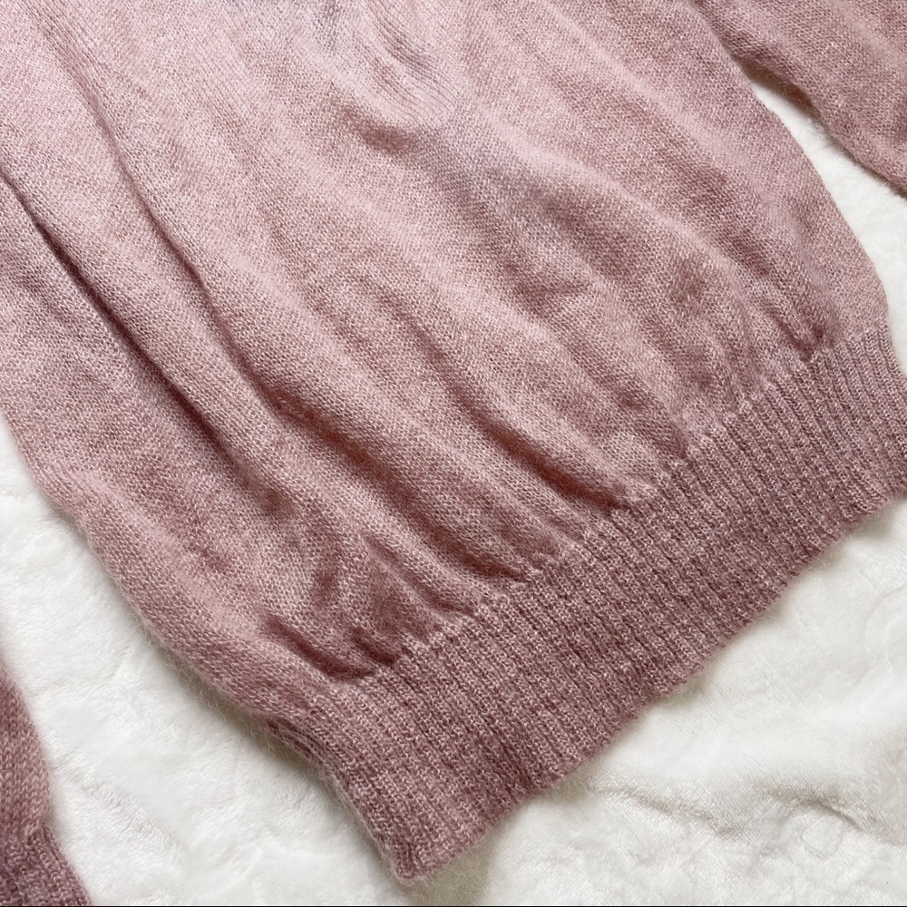 Vintage 80s Aspiring New Zealand Mohair Pullover Argyle Sweater Rapaki Mahana L - Picture 7 of 14